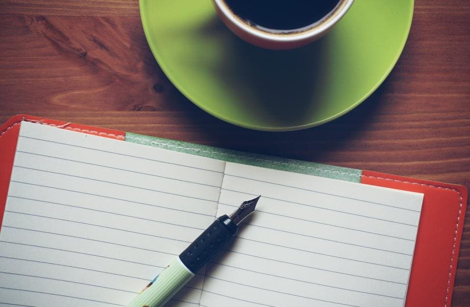 Lined Desk Notebook